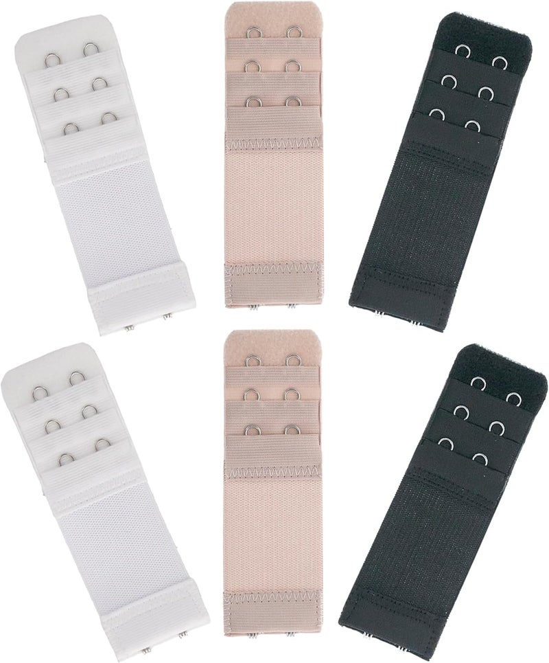 SAMGU Store Women's Bra Extenders 2 Hook / 3 Hook Comfortable Stretchy Bra Extension Strap - Image 1